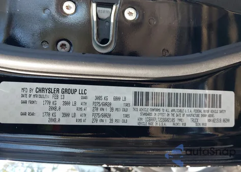 2013 Ram 1500 Big Horn из США, поврежденный, VIN 1C6RR7LT2DS602105